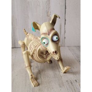Gemmy Boney Barney animated skeleton Halloween dog prop